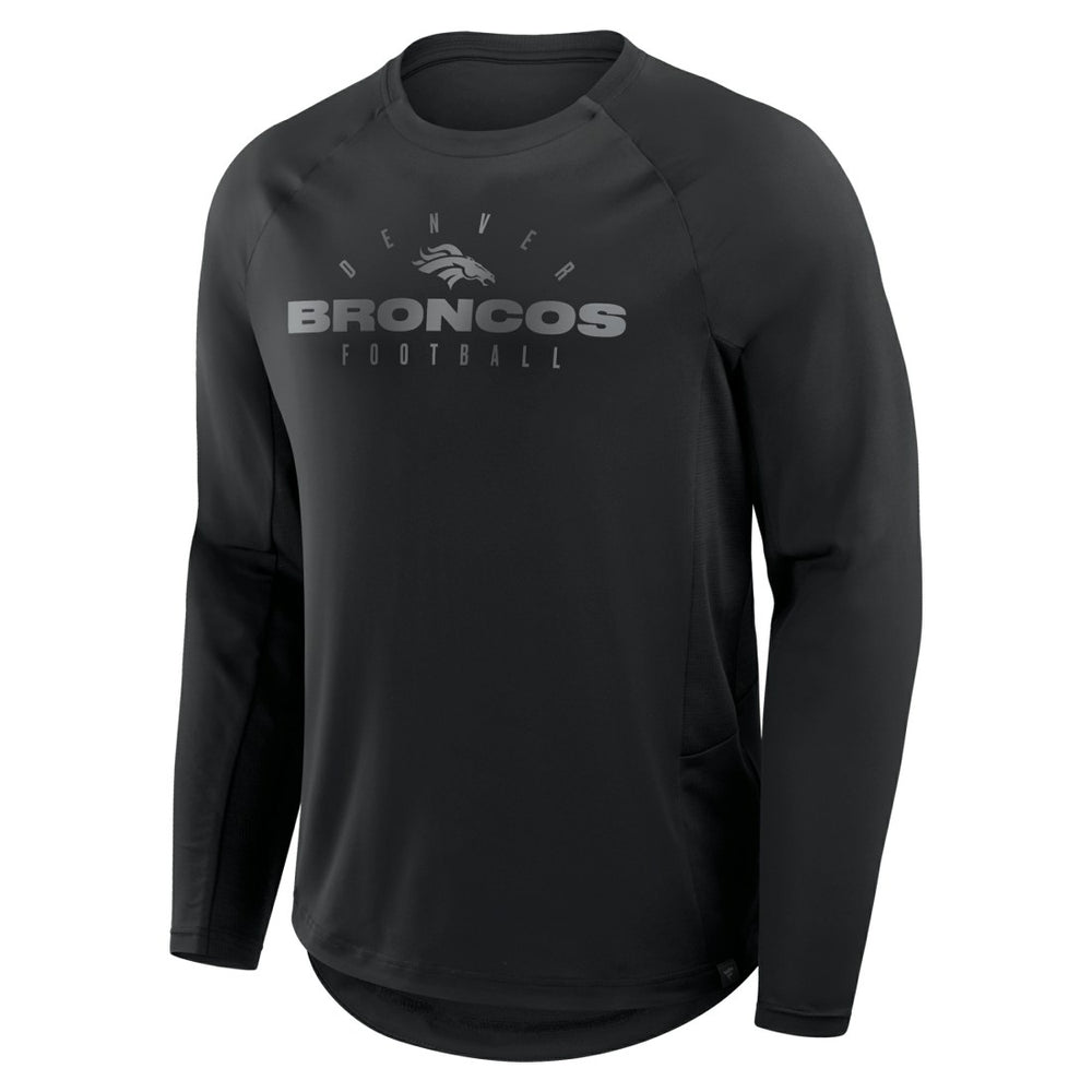 Denver Broncos Coverage Scheme Long Sleeve T-Shirt Black