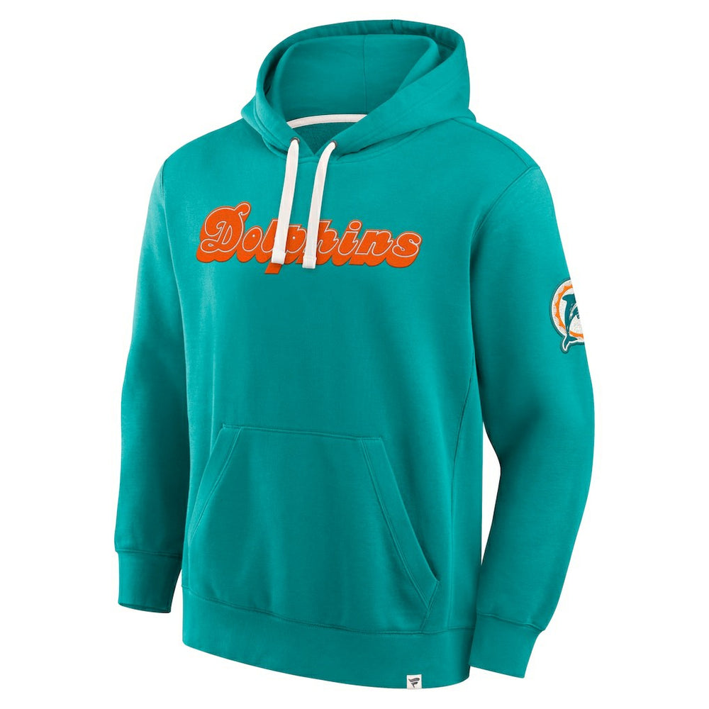 Miami Dolphins New Horizons Heritage Pullover Hoodie Aqua