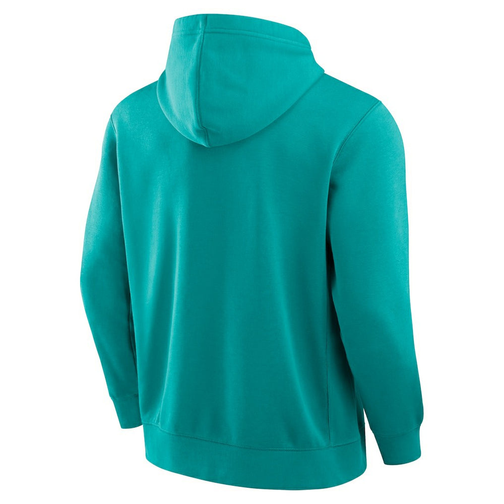 Miami Dolphins New Horizons Heritage Pullover Hoodie Aqua