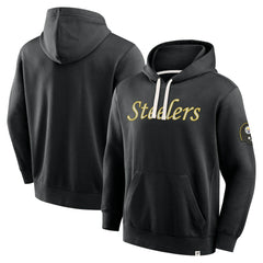 Pittsburgh Steelers New Horizons Heritage Pullover Hoodie Black