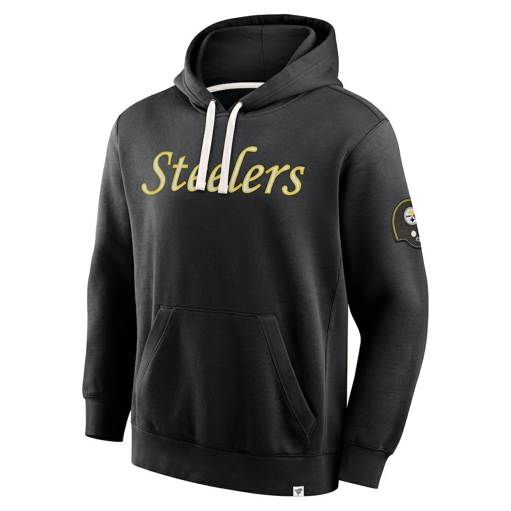 Pittsburgh Steelers New Horizons Heritage Pullover Hoodie Black