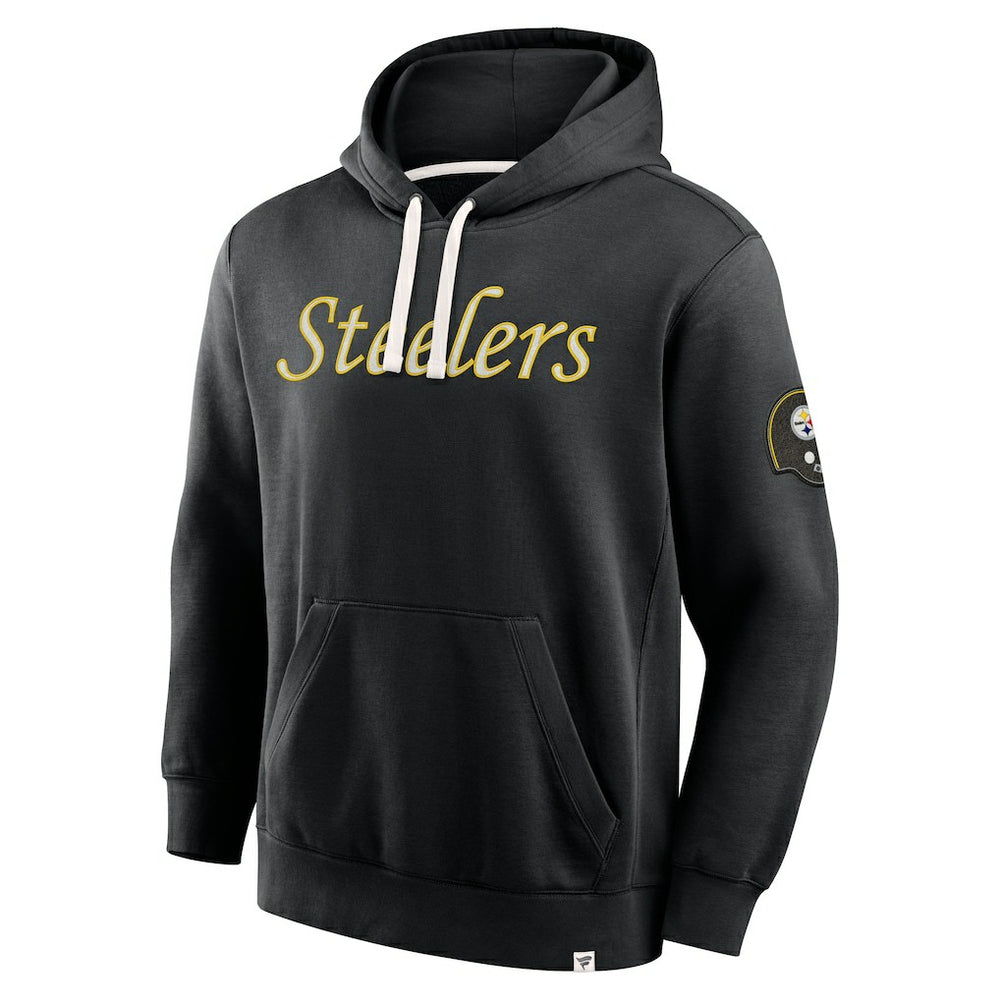 Pittsburgh Steelers New Horizons Heritage Pullover Hoodie Black