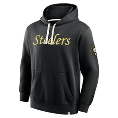 Pittsburgh Steelers New Horizons Heritage Pullover Hoodie Black