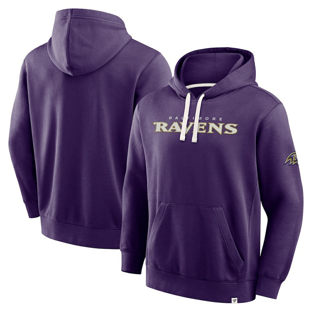 Baltimore Ravens New Horizons Heritage Pullover Hoodie Purple