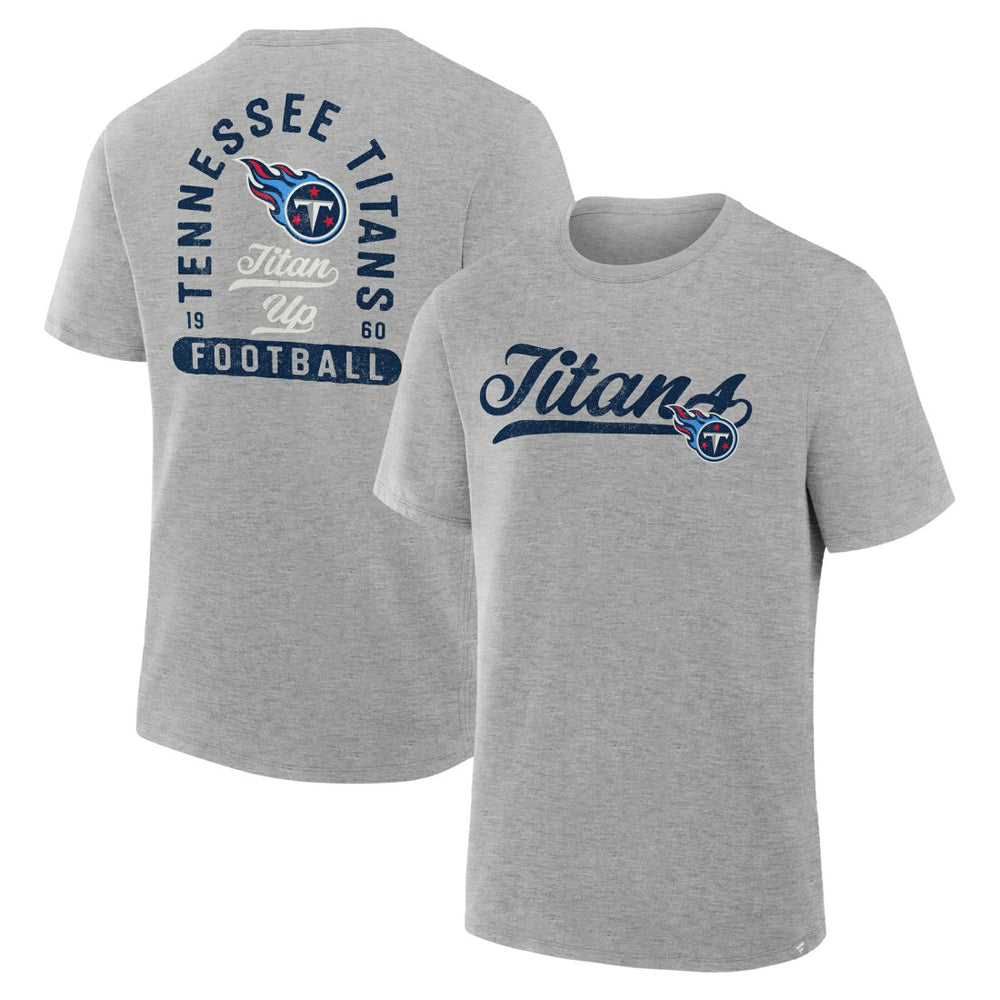 Tennessee Titans Fluid Motion Legacy T-Shirt Heather Gray