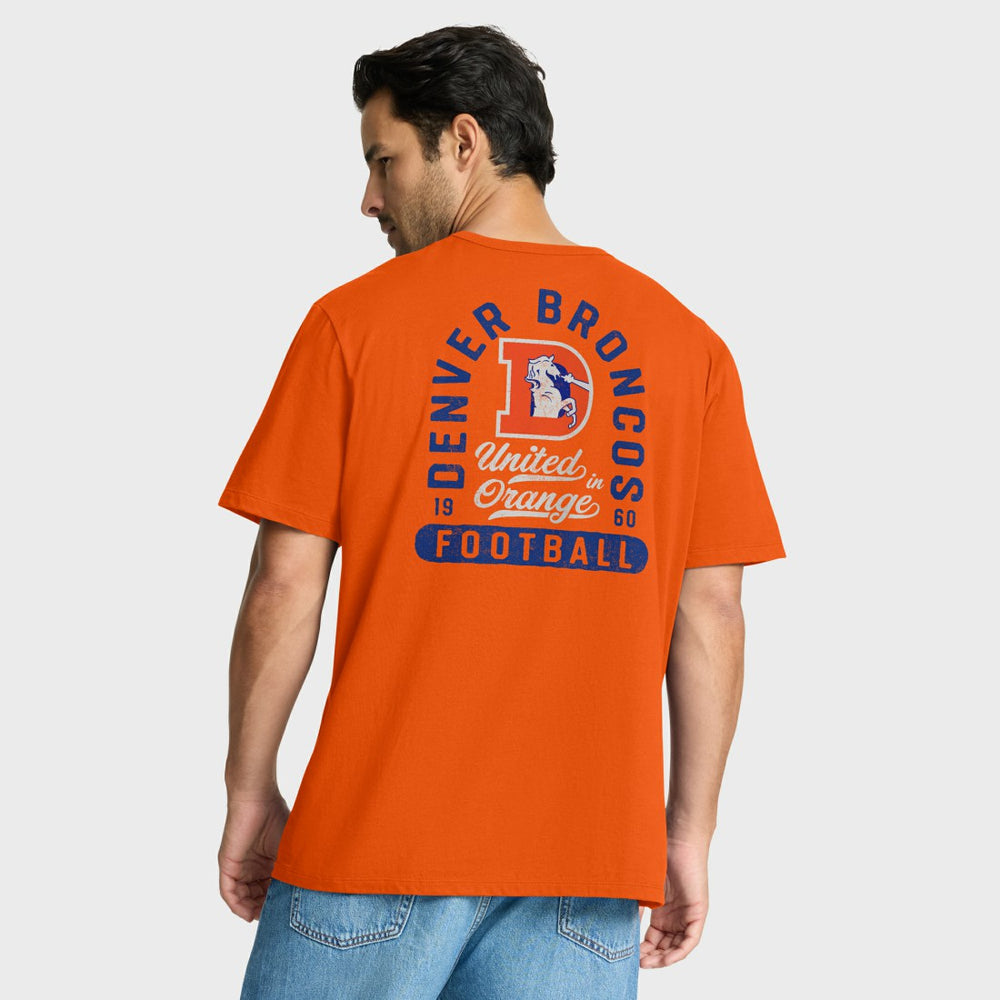 Denver Broncos Fluid Motion Legacy T-Shirt Orange