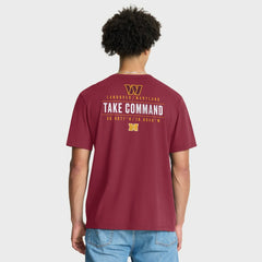 Washington Commanders Passing Pocket Legacy T-Shirt Burgundy