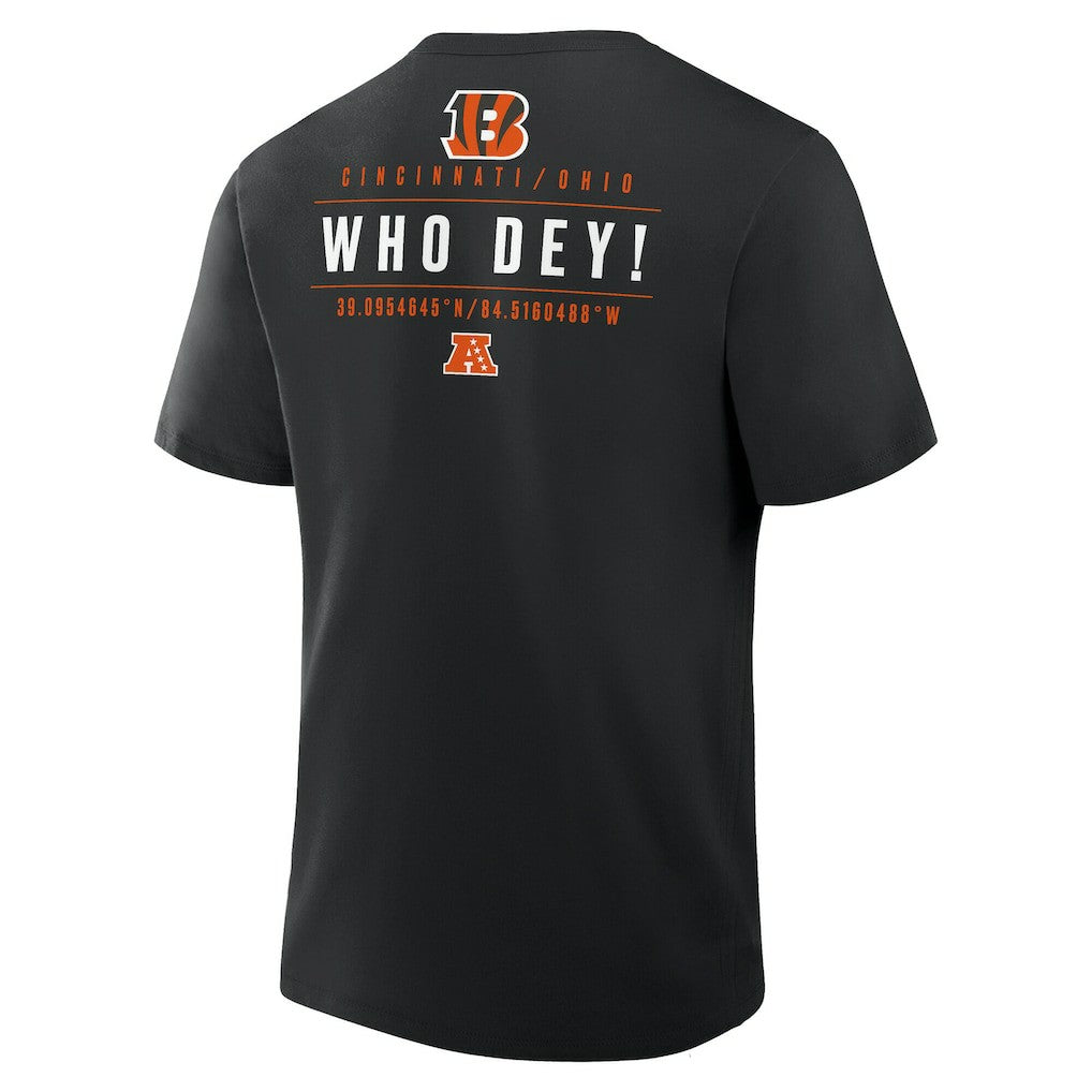 Cincinnati Bengals Passing Pocket Legacy T-Shirt Black