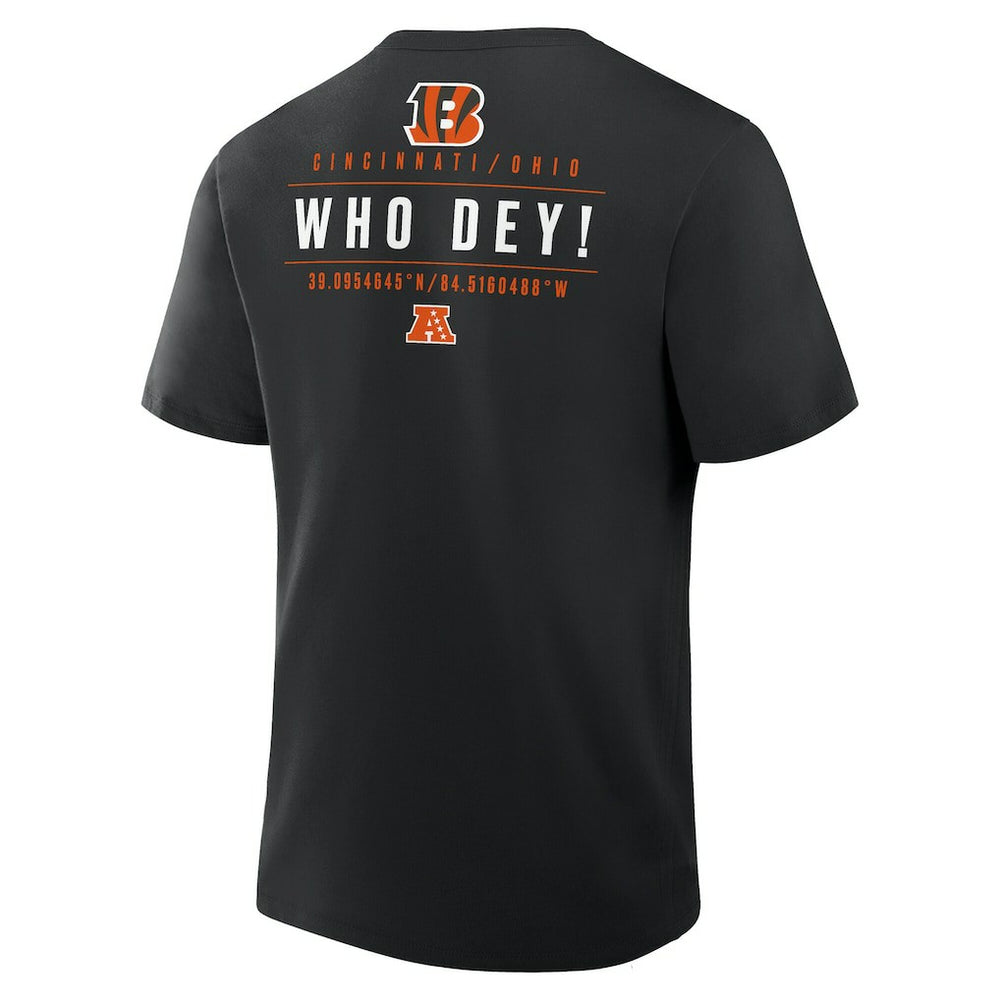 Cincinnati Bengals Passing Pocket Legacy T-Shirt Black
