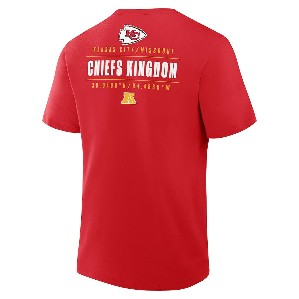 Kansas City Chiefs Passing Pocket Legacy T-Shirt Red