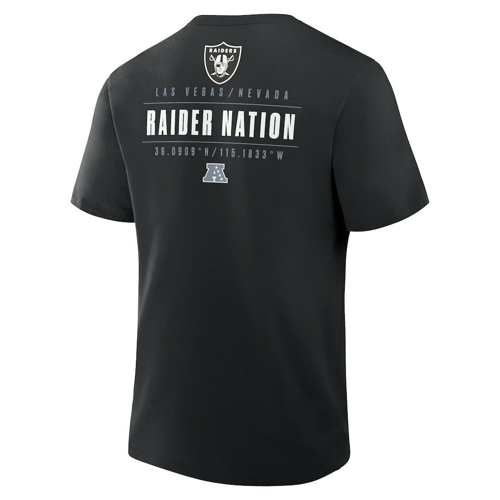 Las Vegas Raiders Passing Pocket Legacy T-Shirt Black