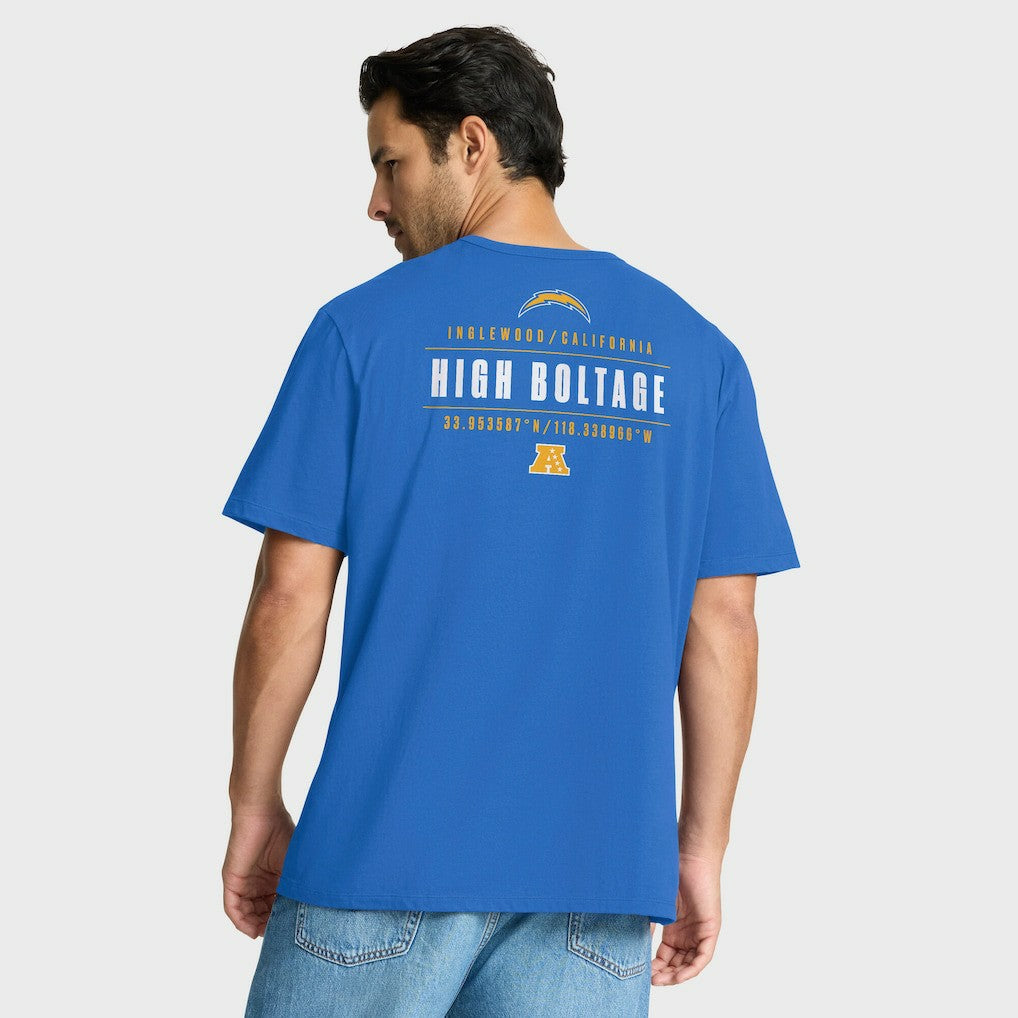 Los Angeles Chargers Passing Pocket Legacy T-Shirt Powder Blue