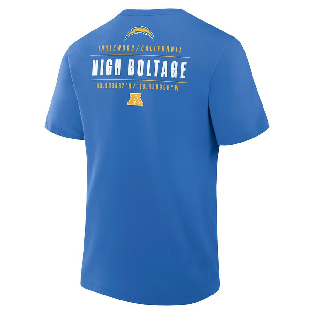 Los Angeles Chargers Passing Pocket Legacy T-Shirt Powder Blue