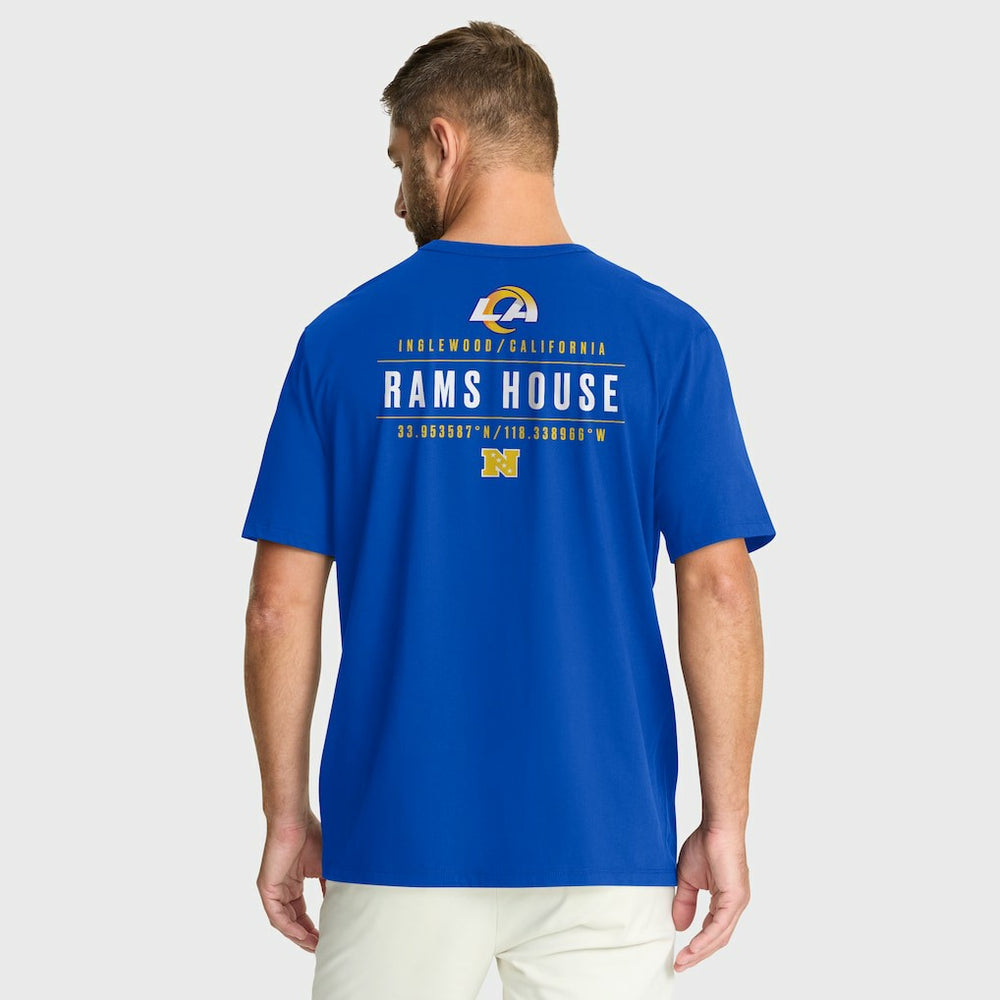 Los Angeles Rams Passing Pocket Legacy T-Shirt Royal