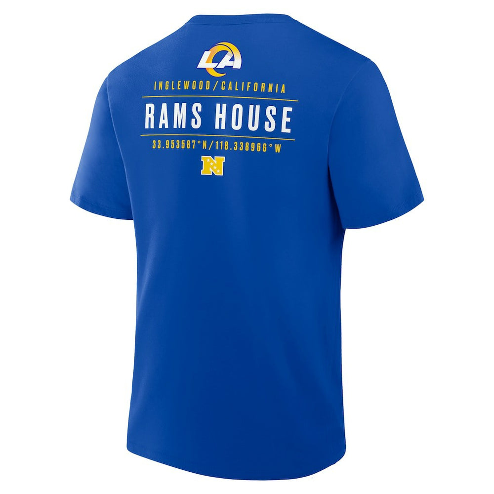 Los Angeles Rams Passing Pocket Legacy T-Shirt Royal