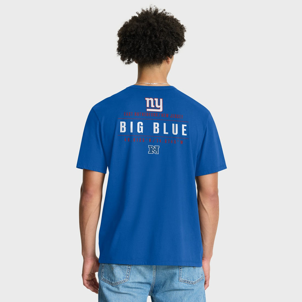 New York Giants Passing Pocket Legacy T-Shirt Royal