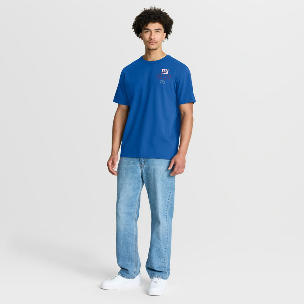 New York Giants Passing Pocket Legacy T-Shirt Royal