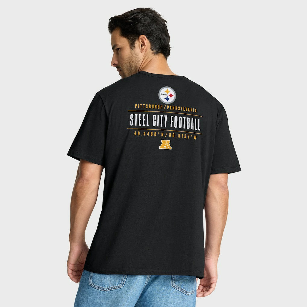 Pittsburgh Steelers Passing Pocket Legacy T-Shirt Black