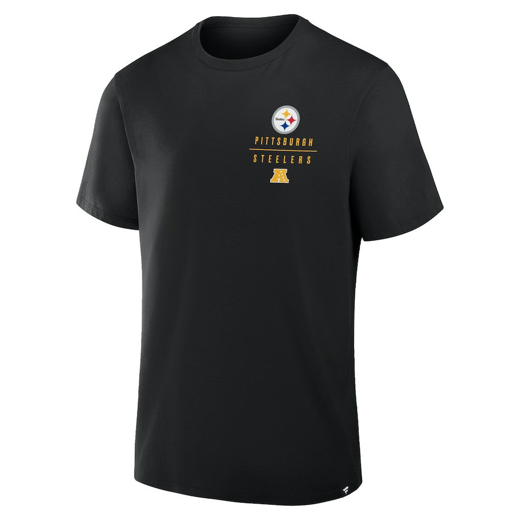 Pittsburgh Steelers Passing Pocket Legacy T-Shirt Black