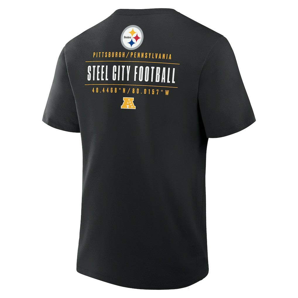 Pittsburgh Steelers Passing Pocket Legacy T-Shirt Black