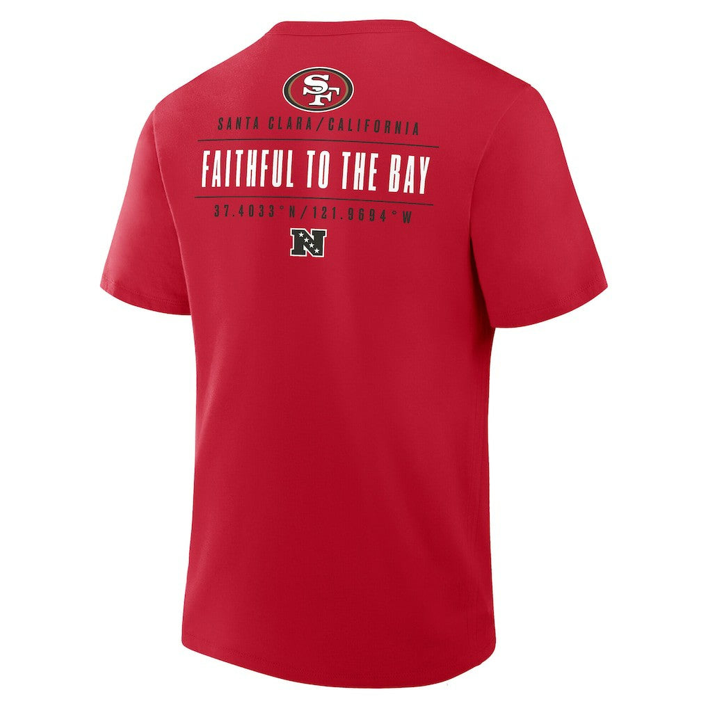 San Francisco 49ers Passing Pocket Legacy T-Shirt Scarlet