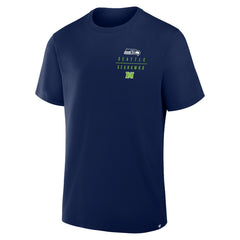 Seattle Seahawks Passing Pocket Legacy T-Shirt College Navy
