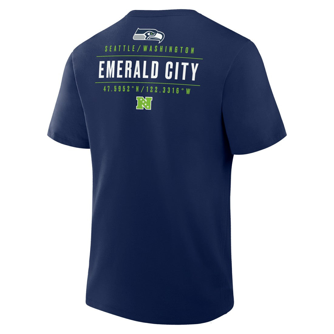 Seattle Seahawks Passing Pocket Legacy T-Shirt College Navy