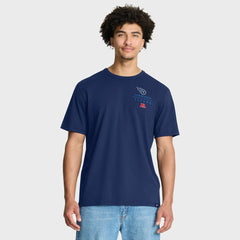 Tennessee Titans Passing Pocket Legacy T-Shirt Navy