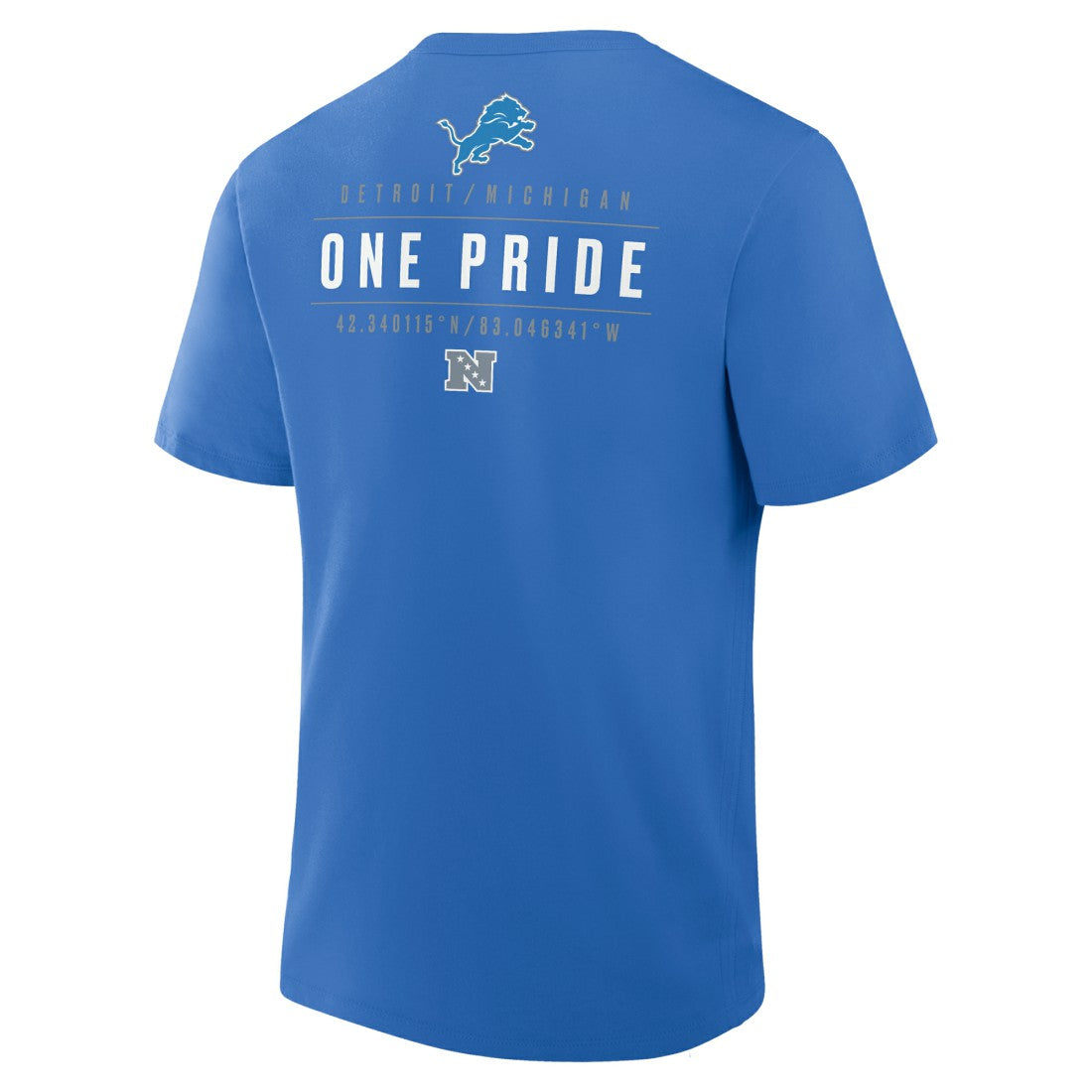 Detroit Lions Passing Pocket Legacy T-Shirt Blue