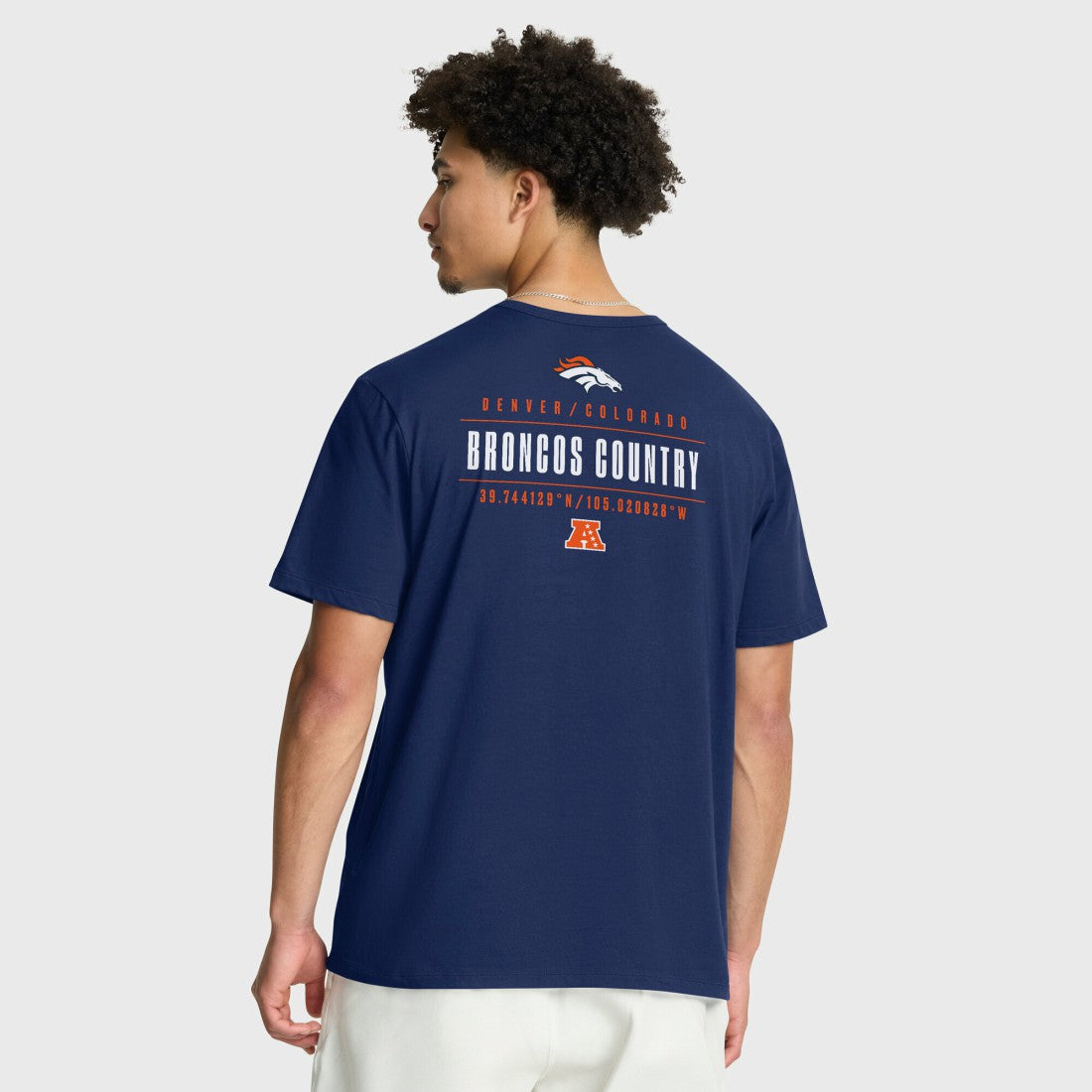 Denver Broncos Passing Pocket Legacy T-Shirt Navy