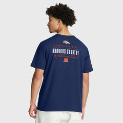 Denver Broncos Passing Pocket Legacy T-Shirt Navy