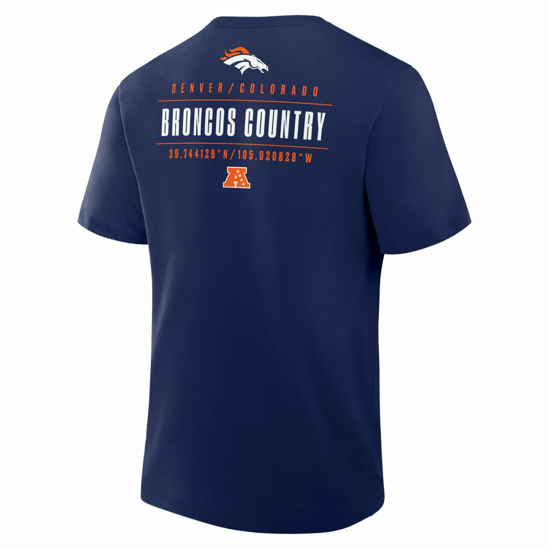 Denver Broncos Passing Pocket Legacy T-Shirt Navy