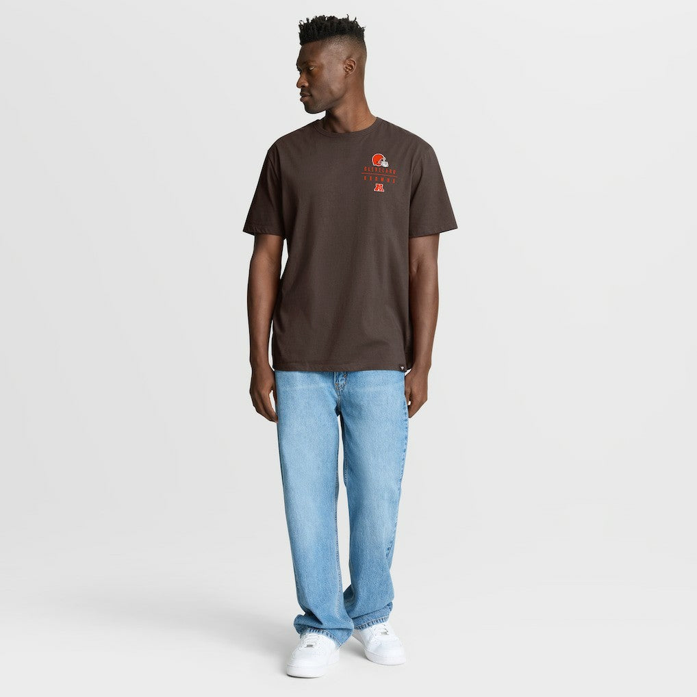 Cleveland Browns Passing Pocket Legacy T-Shirt Brown