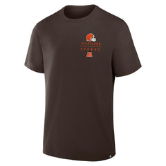 Cleveland Browns Passing Pocket Legacy T-Shirt Brown