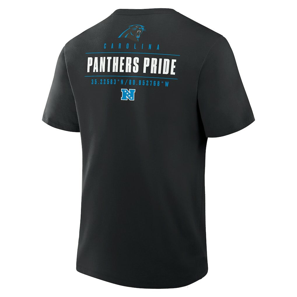 Carolina Panthers Passing Pocket Legacy T-Shirt Black