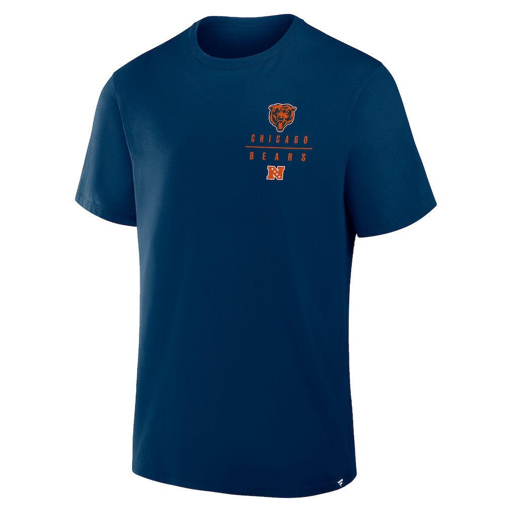 Chicago Bears Passing Pocket Legacy T-Shirt Navy