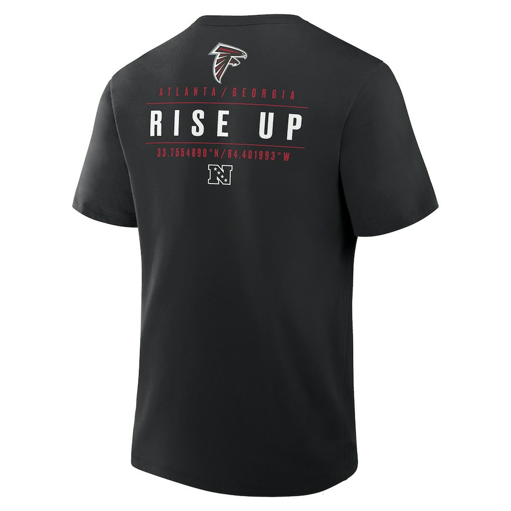 Atlanta Falcons Passing Pocket Legacy T-Shirt Black