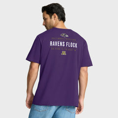 Baltimore Ravens Passing Pocket Legacy T-Shirt Purple