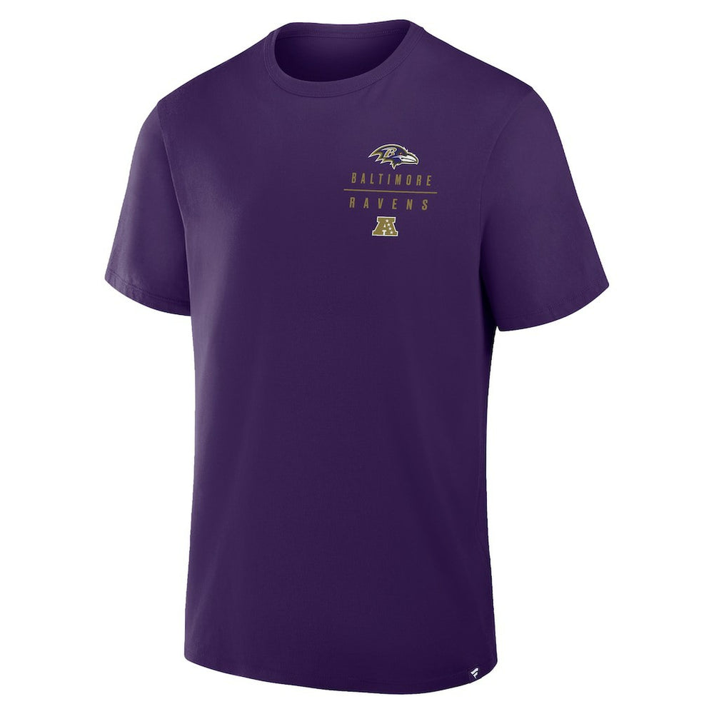 Baltimore Ravens Passing Pocket Legacy T-Shirt Purple