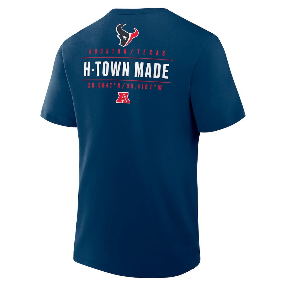 Houston Texans Passing Pocket Legacy T-Shirt Navy