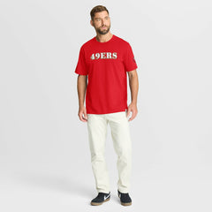 San Francisco 49ers Elevated Classic Legacy T-Shirt Scarlet