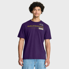 Baltimore Ravens Chop Block Legacy T-Shirt Purple