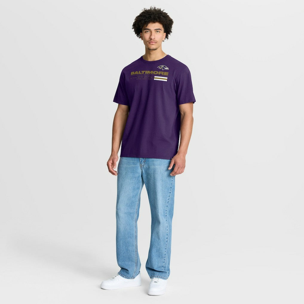 Baltimore Ravens Chop Block Legacy T-Shirt Purple
