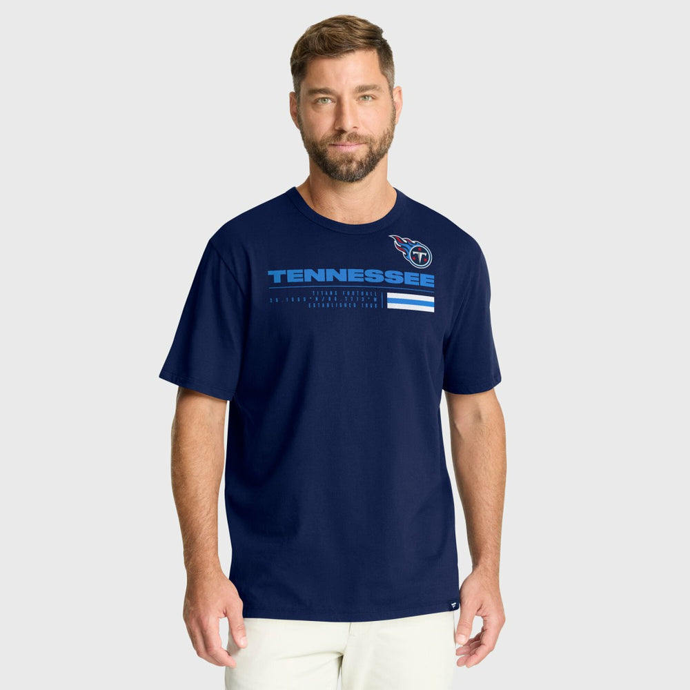 Tennessee Titans Chop Block Legacy T-Shirt Navy