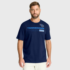 Tennessee Titans Chop Block Legacy T-Shirt Navy