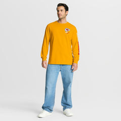 Kansas City Chiefs Clock Management Legacy Long Sleeve T-Shirt Gold