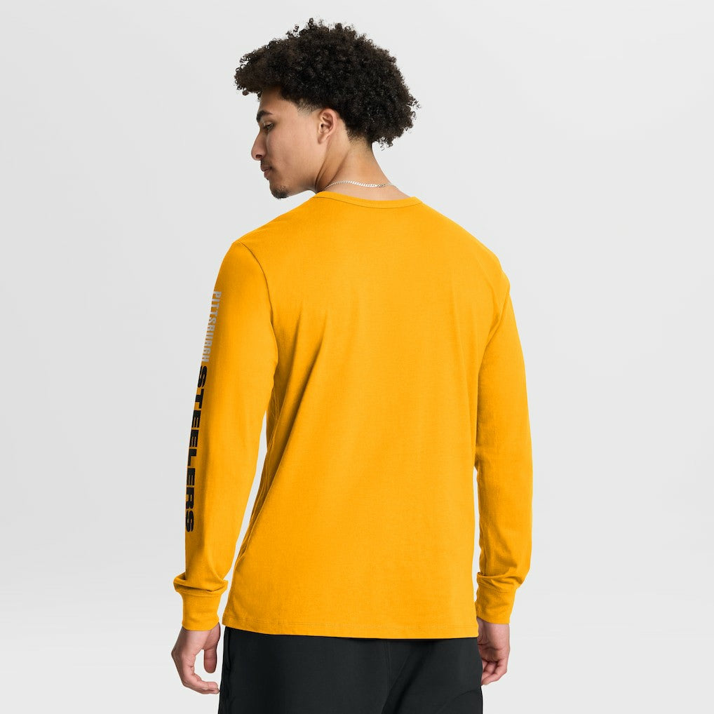 Pittsburgh Steelers Clock Management Legacy Long Sleeve T-Shirt Gold
