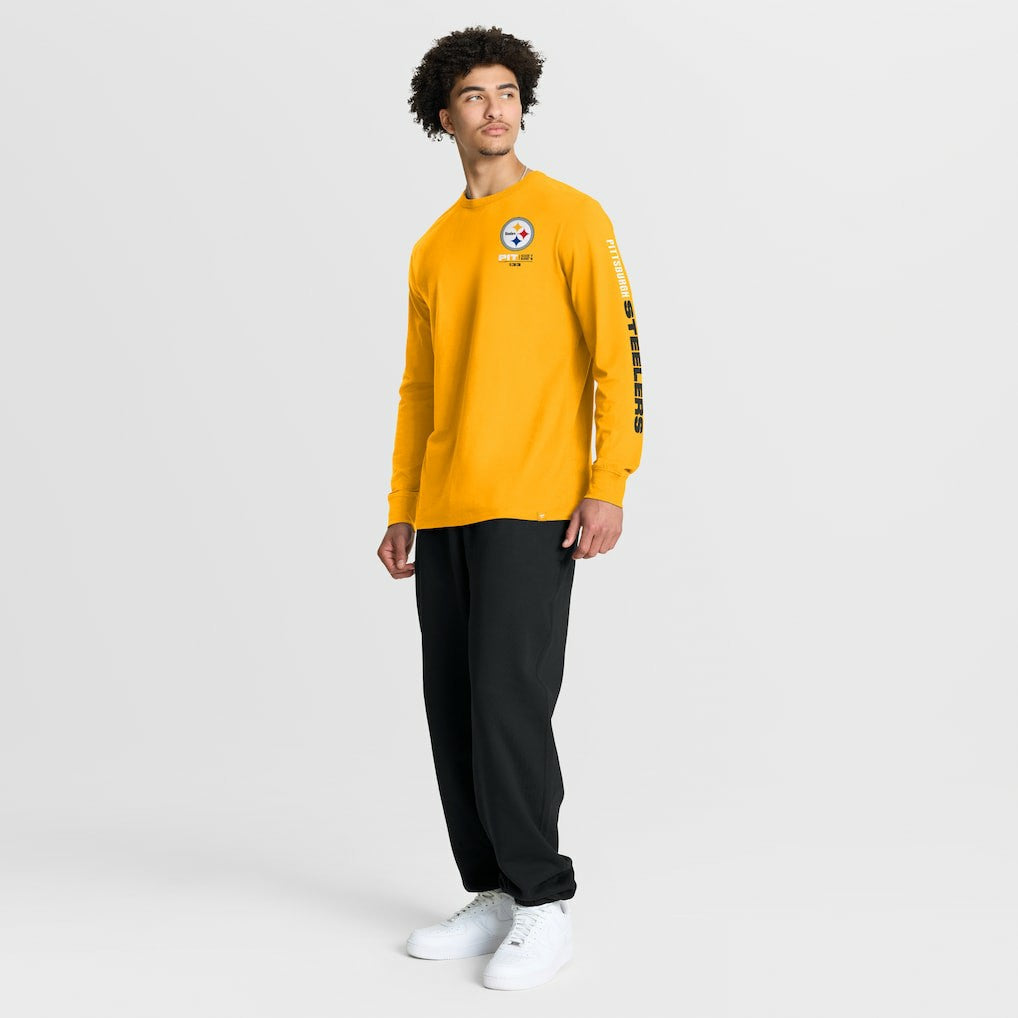 Pittsburgh Steelers Clock Management Legacy Long Sleeve T-Shirt Gold