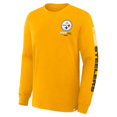 Pittsburgh Steelers Clock Management Legacy Long Sleeve T-Shirt Gold