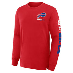 Buffalo Bills Clock Management Legacy Long Sleeve T-Shirt Red